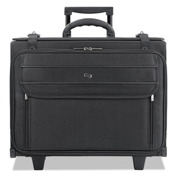 Solo Classic Rolling Catalog Case, 17.3", 18" X 7" X 14", Black freeshipping - TVN Wholesale